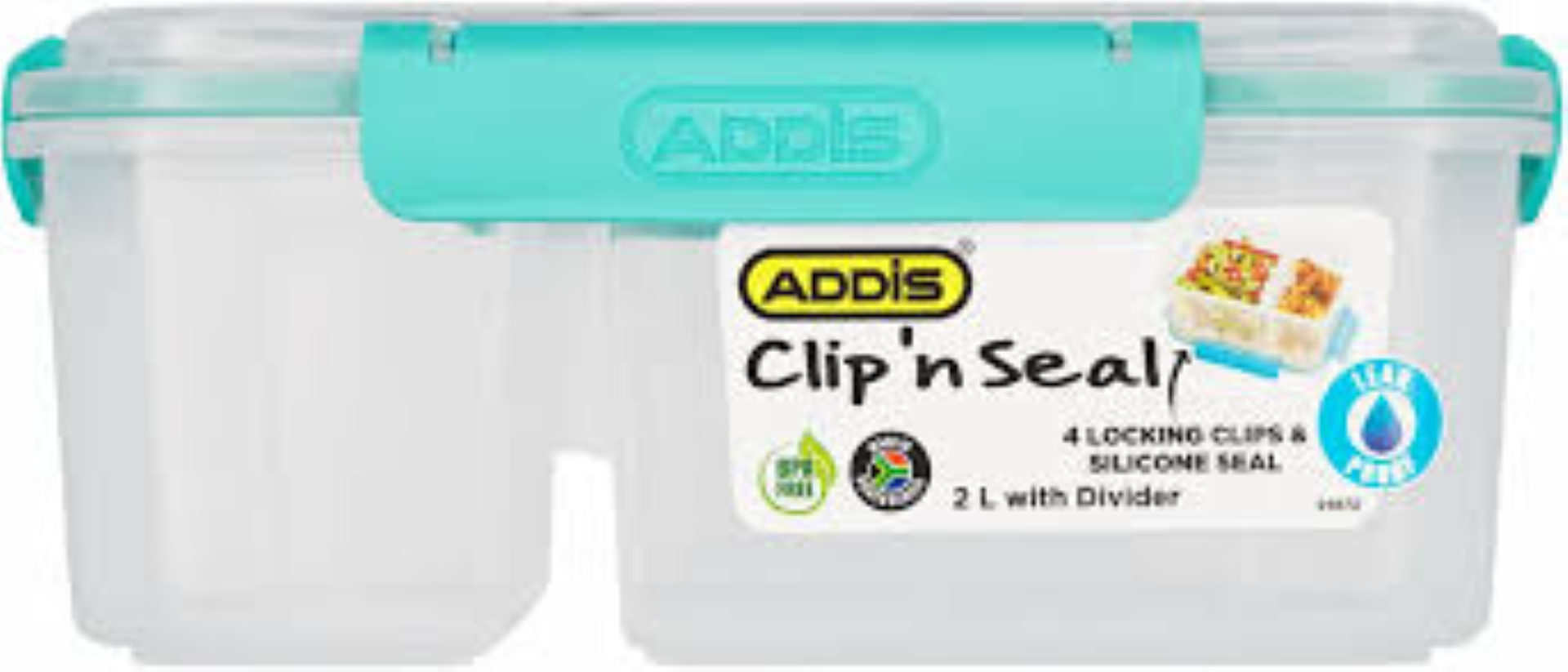 ADDIS CLIP N SEAL 2L DIVIDER RECT 91872